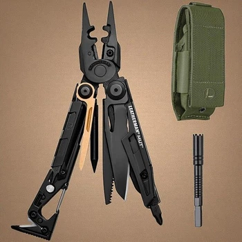 Мультиінструмент Leatherman MUT Black, чохол нейлоновий Molle (олива), sight adjuster