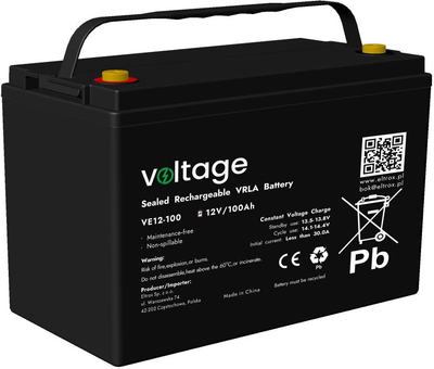 Акумуляторна батарея Voltage 12V 100Ah (VE12-100)