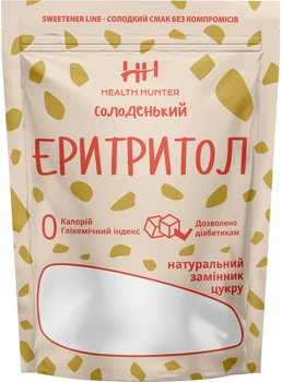 Заменитель сахара Health Hunter Erytritol Pure 500 г (4820270340059/4820270340134)