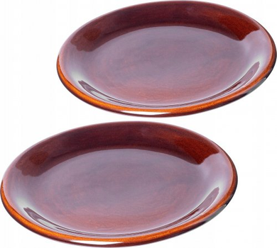 Talerze obiadowe Kadax Kamionka 24 cm 2 szt (5903699480861)