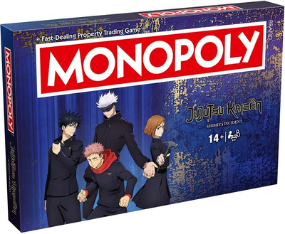 Gra planszowa Winning Moves Monopoly Jujutsu Kaisen (wersja angielska) (5036905056724)