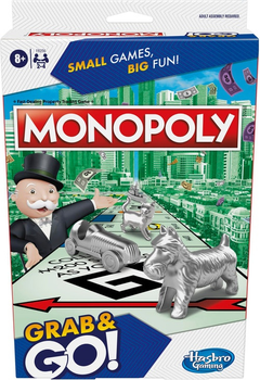 Gra planszowa Hasbro Grab and Go Monopoly (wersja angielska) (5010996164285)
