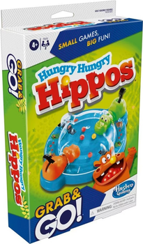 Gra planszowa Hasbro Grab and Go Hungry Hippos (wersja grecka) (5010996164148)