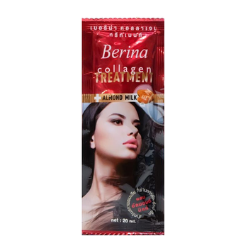 Маска для волосся з колагеном і молочком мигдалю Berina Collagen 20 мл (8850398120055)