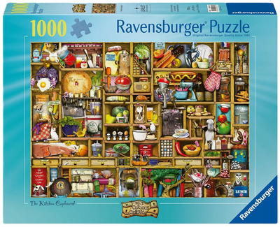 Puzzle Ravensburger Regał w kuchni 1000 elementów 12000652 (4005555006527)