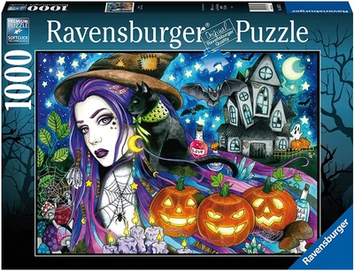Puzzle Ravensburger Halloween 1000 elementów 12000564 (4005555005643)