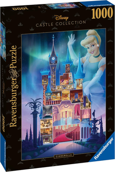 Puzzle Ravensburger Disney Castles Kopciuszek 1000 elementów 12000259 (4005555002598)