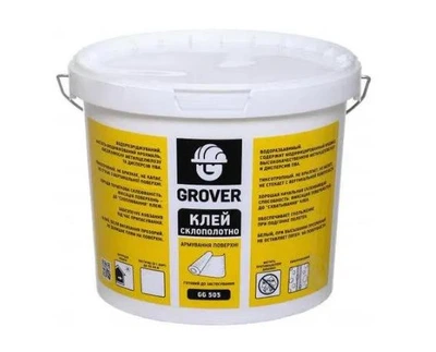 Клей для стеклохолста и стеклоленты GROVER G 505 дисперсионный 1л