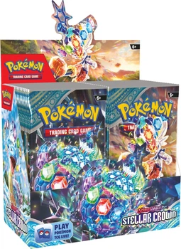 Набір колекційних карток Pokémon TCG: Stellar Crown - Booster Display 36 шт (0820650868979)