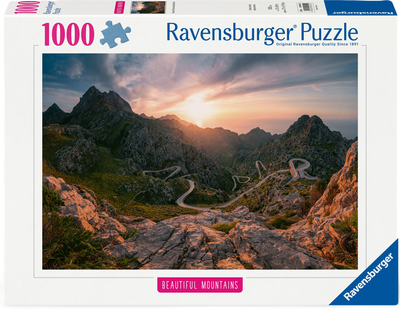 Puzzle Ravensburger Beautiful Mountains Serra de tramuntana 1000 elementów 12000251 (4005555002512)