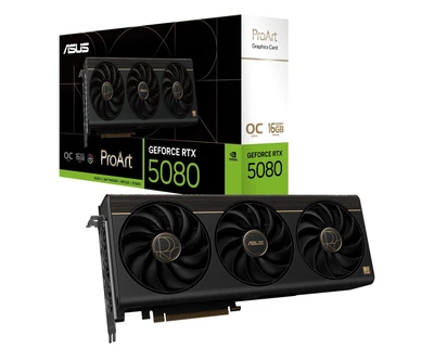 Відеокарта ASUS GeForce RTX 5080 ProArt OC 16GB GDDR7 DLSS4 (PROART-RTX5080-O16G) EU