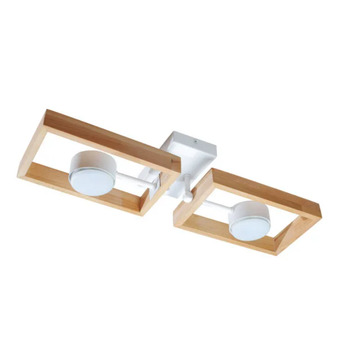 Люстра стельова KARPATY 2xGX53, max.12W, метал/дерево, білий LIGHT SET