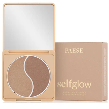 Бронзер-паллетка Self Glow Bronzer Medium 2 в 1 Paese
