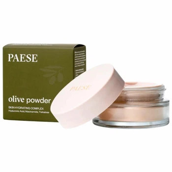 Оливковая пудра для лица с сатиновым эффектом Olive Powder universal shade 6 г Paese
