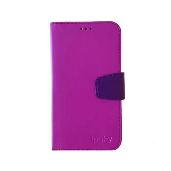 Чохол iPaky 5,5" універсальна книжка фіолетова