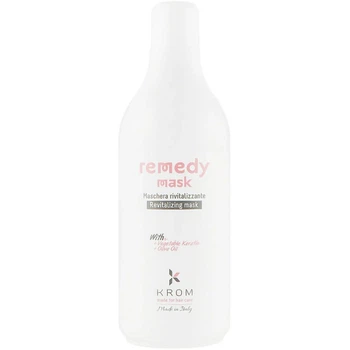 Маска восстанавливающая Krom с растительным кератином и маслом Remedy Mask 1000 мл