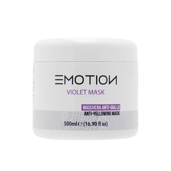 Маска Krom Emotion для волос нетрализующая желтизну No Yellow Violet Mask 500 мл