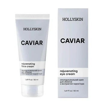 Омолаживающий крем для лица с экстрактом черной икры HOLLYSKIN Caviar Face Cream 50мл