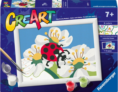 Картина за номерами Ravensburger CreArt Дикі тварини Жук Божа корівка (4005556239719)