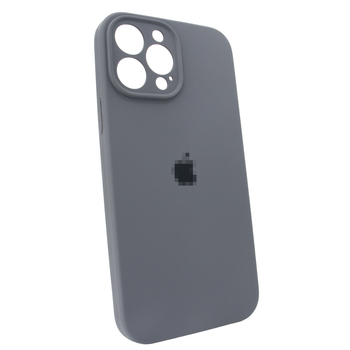 Чохол Silicone Case для iPhone 13 Pro захисний чохол із повним захистом камери сірий
