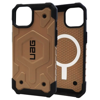 Чехол UAG MagSafe для iPhone 15 Pro Max защитный с функцией беспроводной зарядки Desert