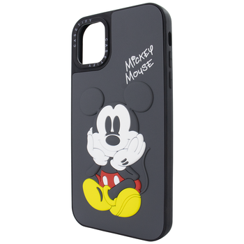 Чохол CaseTify для iPhone 13 Pro з дизайном Міккі Мауса сірий для захисту від ударів та подряпин