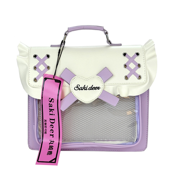 Рюкзак в стиле Лолита фиолетовый Lolita Backpack Purple 23x28x9 см