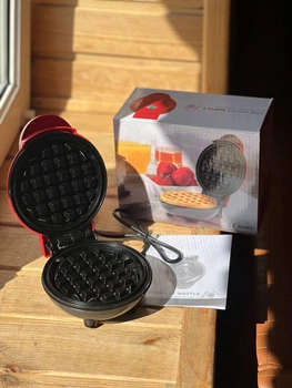 Электрическая мини вафельница Waffle Maker XL-287 с антипригарным покрытием
