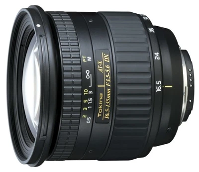 Tokina AT-X 16.5-135 mm DX f/3.5-5.6 (Canon DX digital)