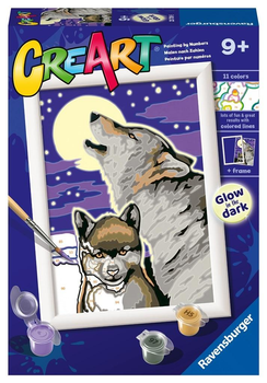 Картина за номерами Ravensburger CreArt Містичні вовки (4005556237098)