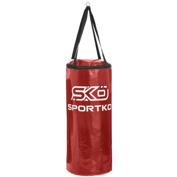 Мешок боксерский детский подростковый 50 см SPORTKO цвет красный MP-9