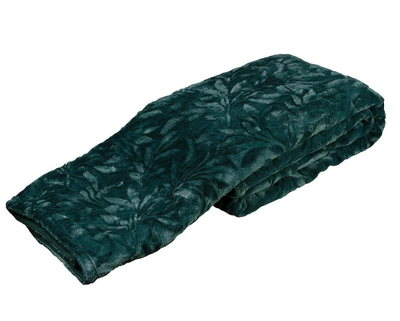 Покривало на ліжко Smukee Home хутряне двостороннє зелене 200 x 220 см (5901619997680)