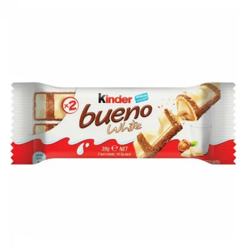 Батончик Kinder Bueno білий шоколад 39 г