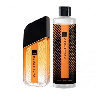 Мужской парфюмированный набор 2-в-1 Avon Full Speed: Туалетная вода Full Speed 100 мл + Шампунь-гель для душа Full Speed 250 мл