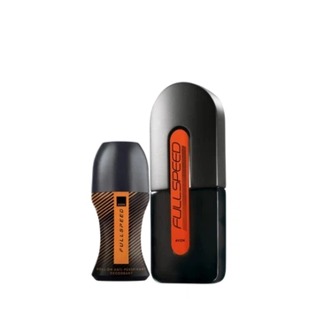 Чоловічий парфумований набір 2-в-1 Avon Full Speed: Туалетна вода Full Speed 75 мл + Кульковий дезодорант-антиперспірант Full Speed 50 мл