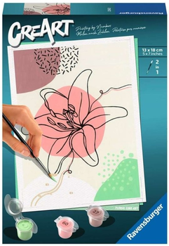 Картина за номерами Ravensburger CreArt Квіткова лінія (4005556235421)