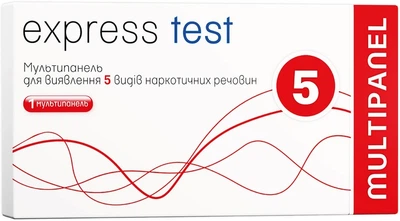 Express Test мультипанель наркотики 5 смужок