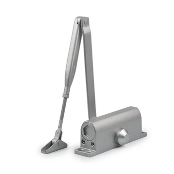 Дверной доводчик SIBA SB-1024 EN2/3/4 до 80 кг, серебристый (SB-1024 Silver)