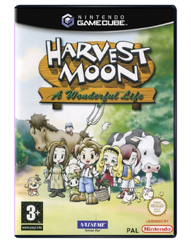 Игра Nintendo GameCube Harvest Moon: A Wonderful Life Europe Английская Версия Б/У