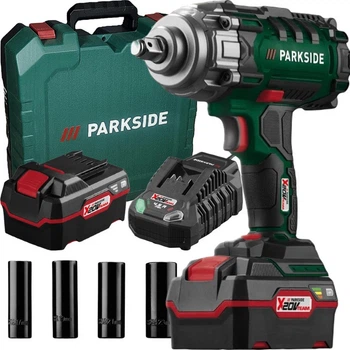 Ударный гайковерт PARKSIDE PASSK C4 + аккумулятор 4Ah и зарядное устройство 4.5A