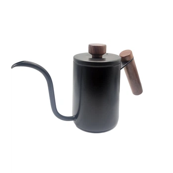 Чайник для кофе KitchenWare с длинным носиком 600 мл Черный