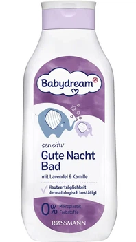 Миюча піна для ванни Babydream перед сном з лавандою, 500 мл