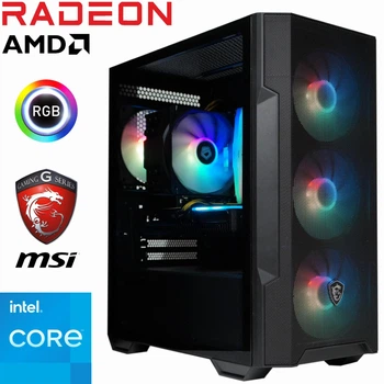 Компьютер MSI Core i3 13100F / RX 6900 XT 16ГБ / 32ГБ DDR5 / SSD 2TБ M.2 PCIe