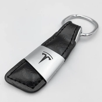Брелок для ключей кожаный TESLA (Тесла)