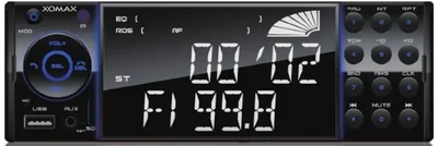 Автомагнітола XOMAX XM-VRSU413BT / Bluetooth / FM / USB / AUX / microSD slot / 1DIN Б/В