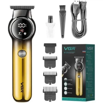 Электробритва аккумуляторная для бороды VGR V-989 с насадками
