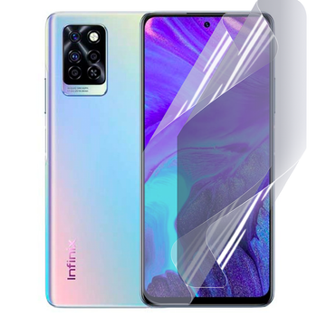 Плёнка гидрогелевая матовая для Infinix Note 10 Pro протиударная прозрачная