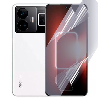 Плёнка гидрогелевая для Realme GT3 глянцевая противоударная прозрачная