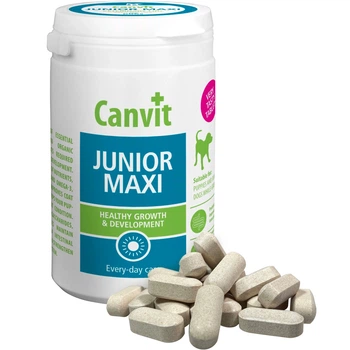 Витаминно-минеральный комплекс CANVIT Junior Maxi 230гр, для щенков и молодых собак