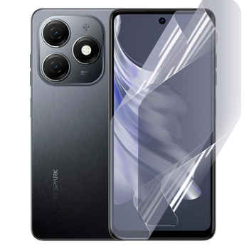 Плёнка гидрогелевая матовая для Tecno Spark 20 протиударная прозрачная